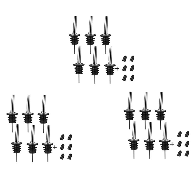 Speed Pourer Cap - A25F-18Pc Versatori in Acciaio Inox, Versatori